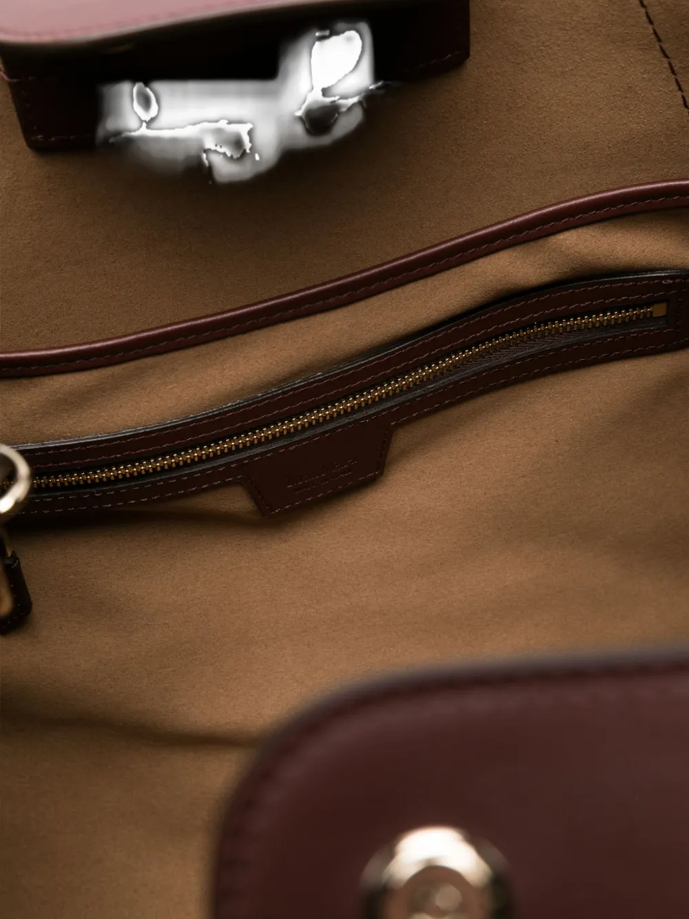 Max Mara Medium Marine Leather Tote Bag In Red