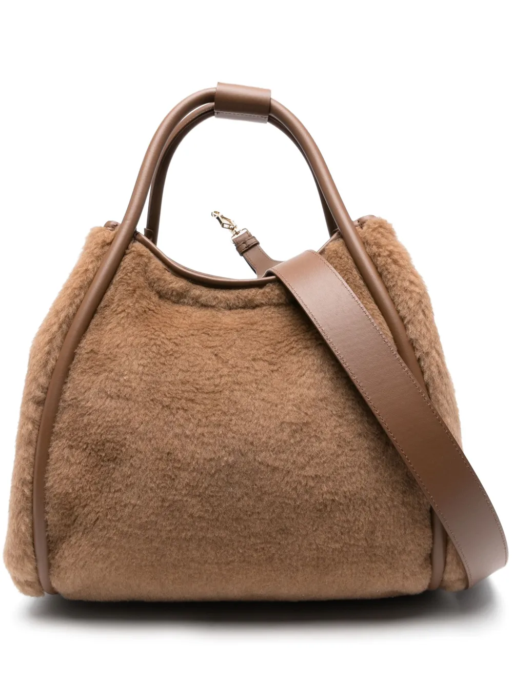 Max Mara Teddy ハンドバッグ - ブラウン Max Mara Teddy ハンドバッグ - ブラウン