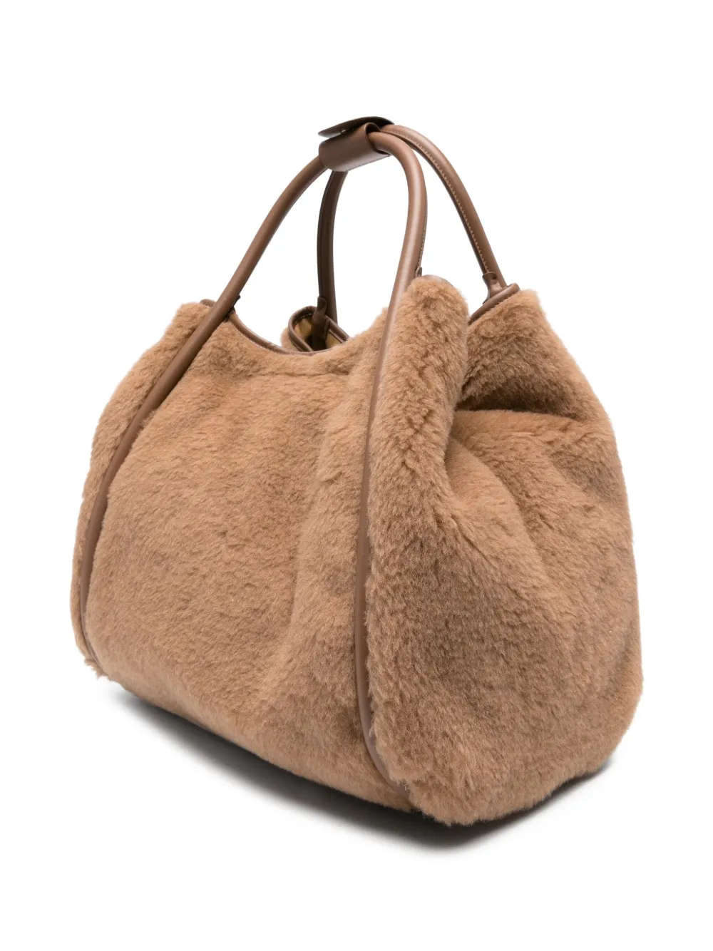  Max Mara Teddy Tote Bag - Brown 