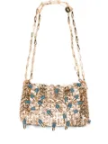 Rabanne pill-charm chain shoulder bag - Gold