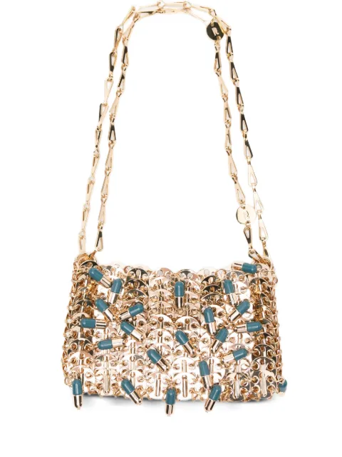 Rabanne pill-charm chain shoulder bag