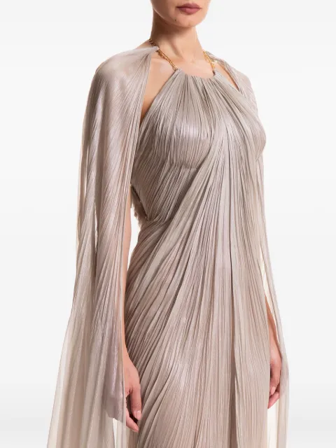 Maria Lucia Hohan pleated cape dress