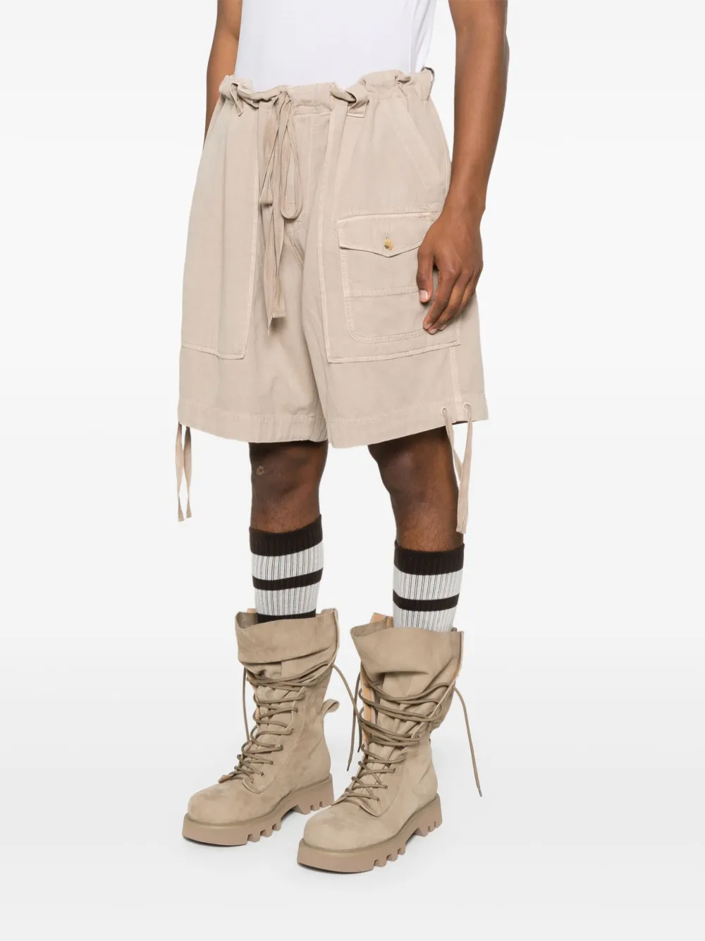 Moschino Katoenen shorts Beige