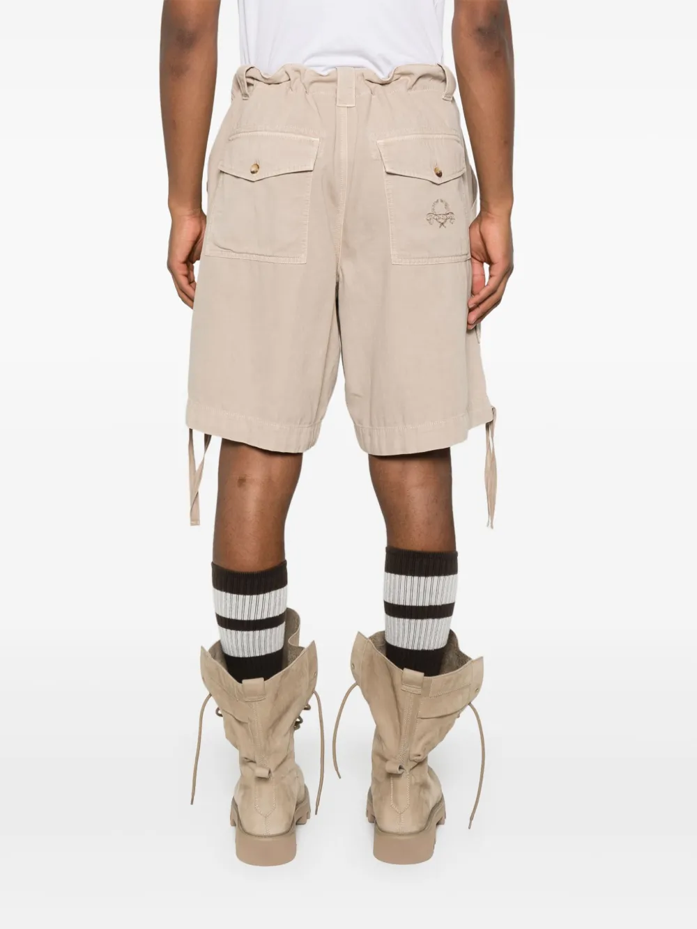 Moschino Katoenen shorts Beige