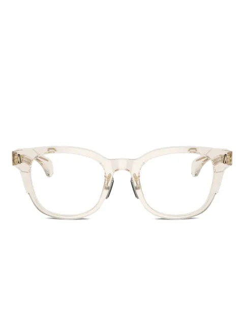 Moncler Eyewear إطار أسيتات شفاف