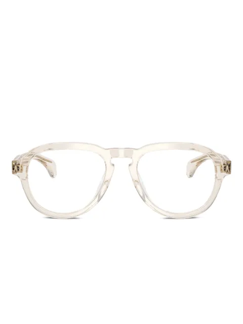 Moncler Eyewear transparent shiny butter frames