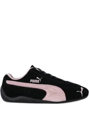 PUMA x Rosé Speedcat Leather lace-up Sneakers | Black | FARFETCH