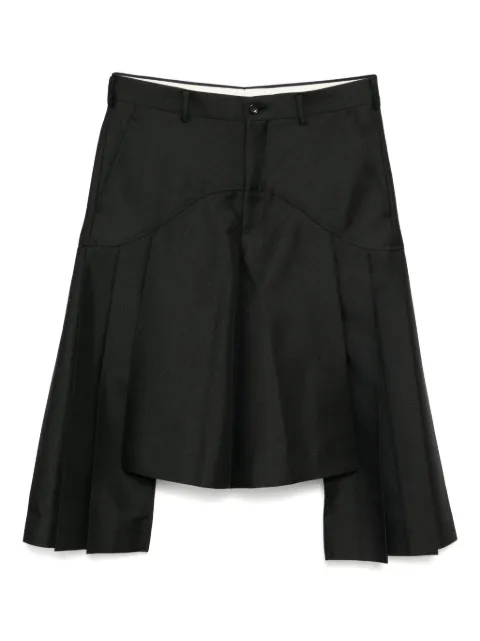 Comme des Garçons Homme Plus Shorts mit Falten