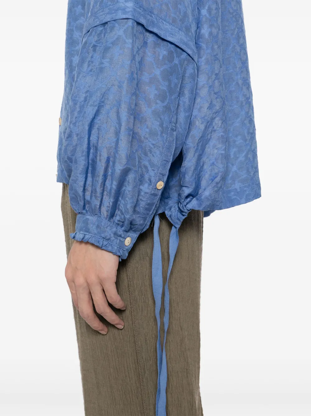 Undercover long-sleeve shirt Blauw