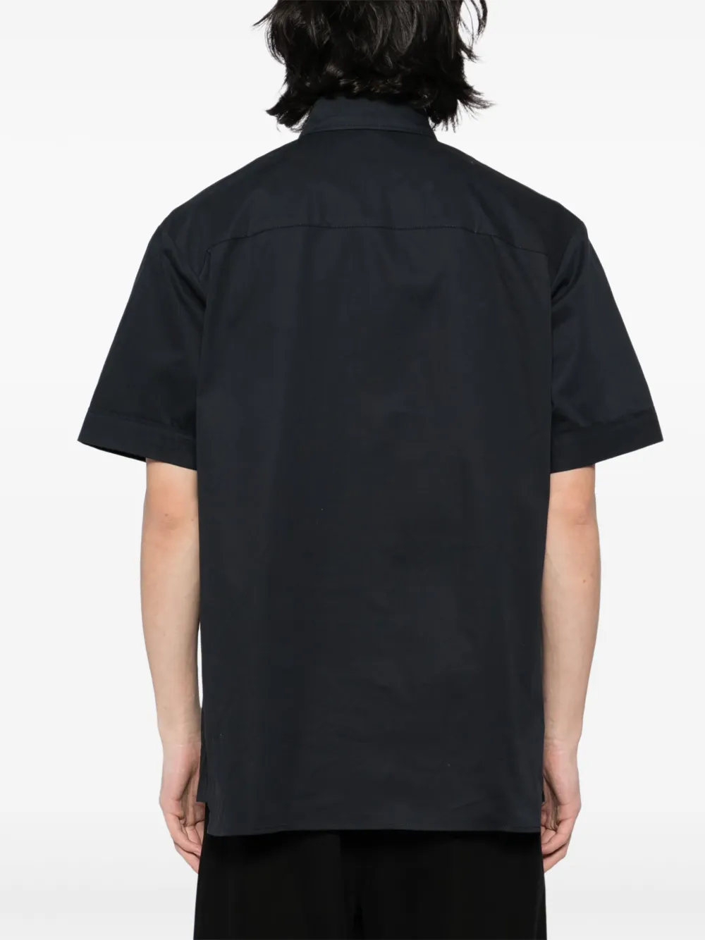 A.P.C. Chemisette Ross overhemd met logo Blauw