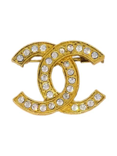 CHANEL Pre-Owned 1990-2000 Brosche mit CC