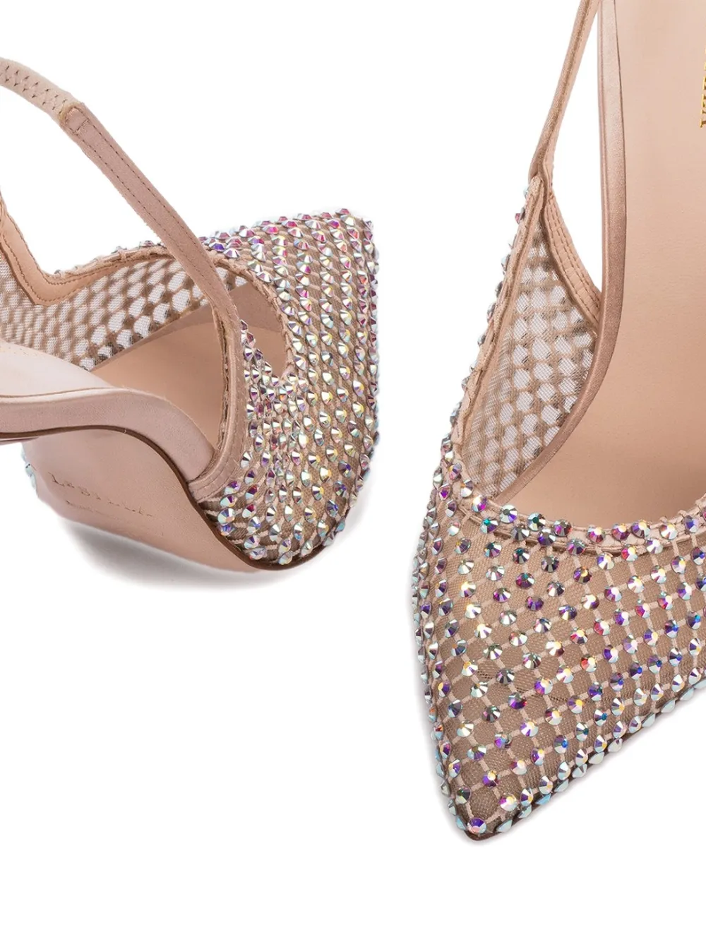 Le Silla 100 mm Gilda slingback pumps Beige