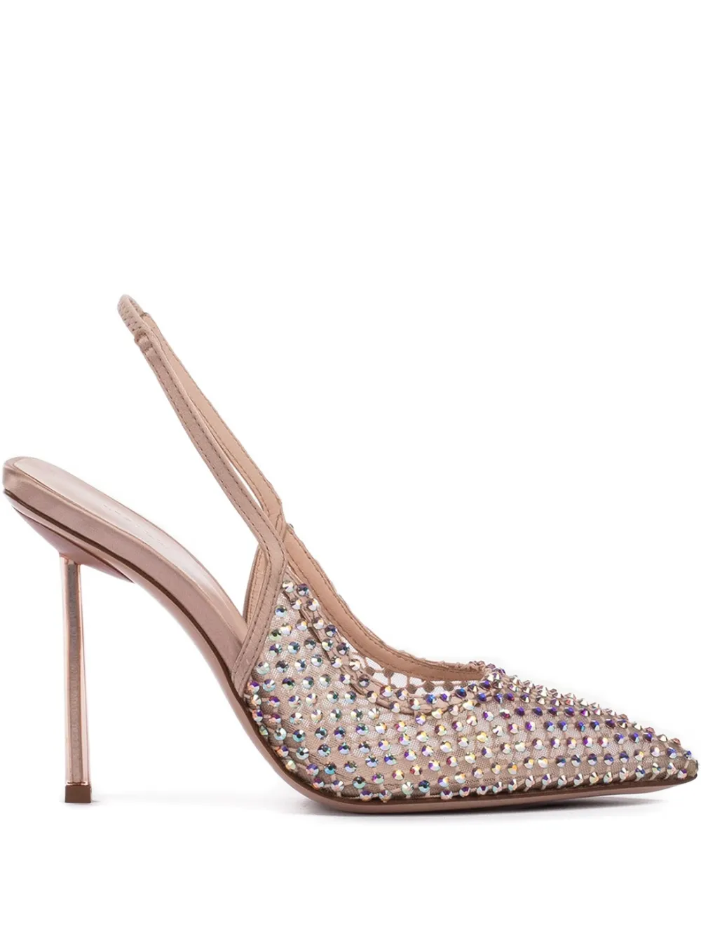Le Silla 100mm Gilda slingback pumps | Neutrals | Image 1