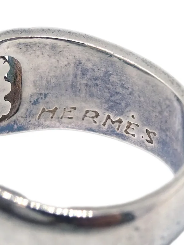 Hermès Pre-Owned 1990-2000s シュロワ リング | シルバートーン