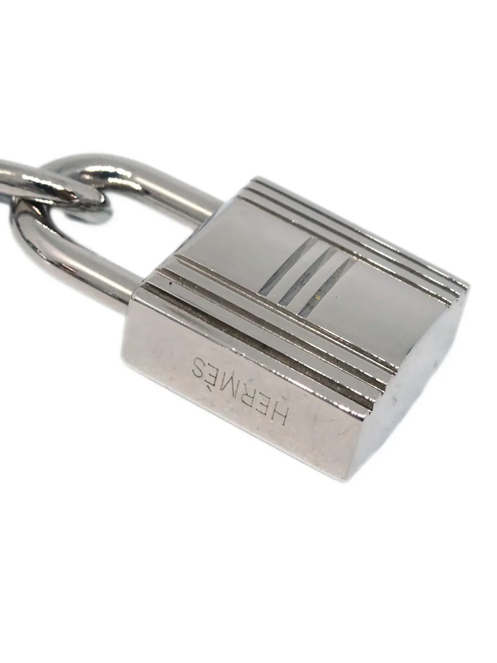 Pre-owned Hermes 1990-2000's Amulet Bull Lock Key Holder Bag Charm