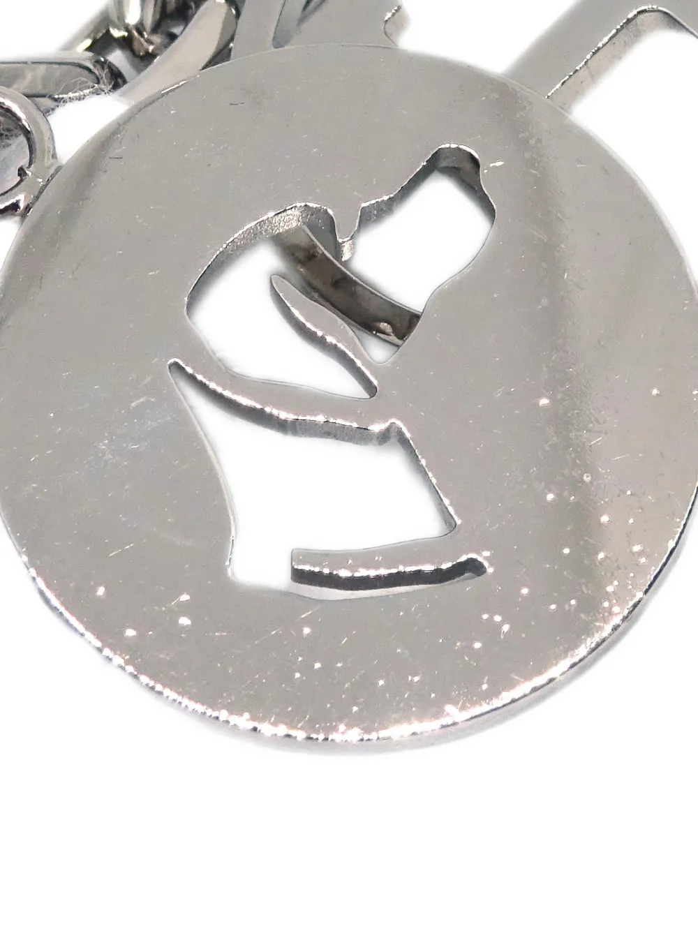 Pre-owned Hermes 1990-2000's Amulet Bull Lock Key Holder Bag Charm
