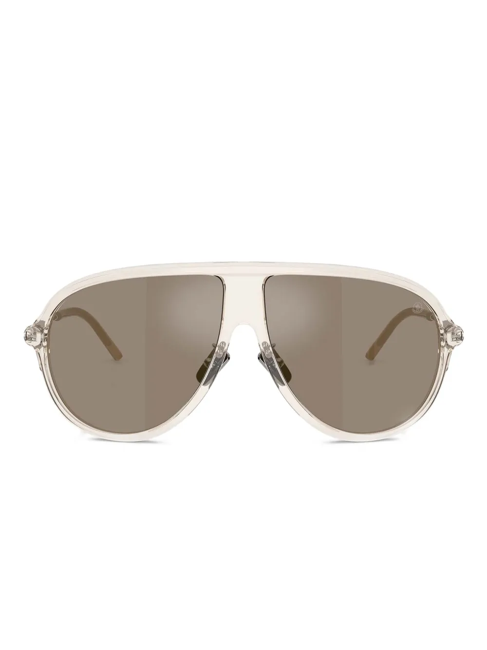 MONCLER Eyewear Transparente Sonnenbrille - Weiß