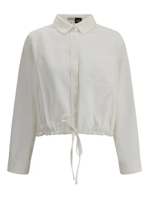 LOEWE Jaqueta cropped de algodão