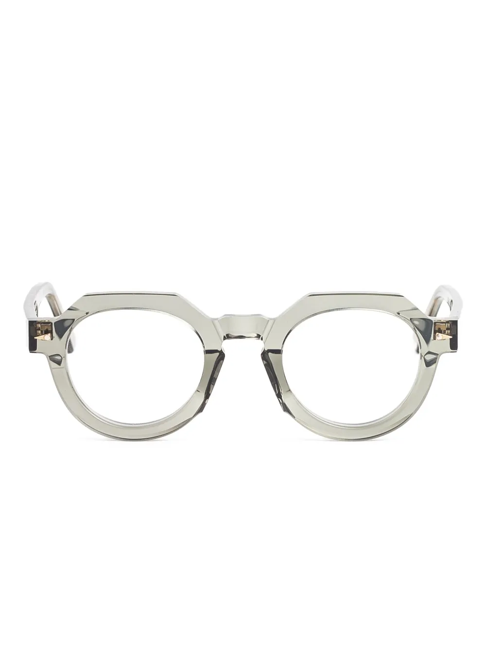 Ahlem Petits Champs geometric-frame glasses | Grey | Image 1