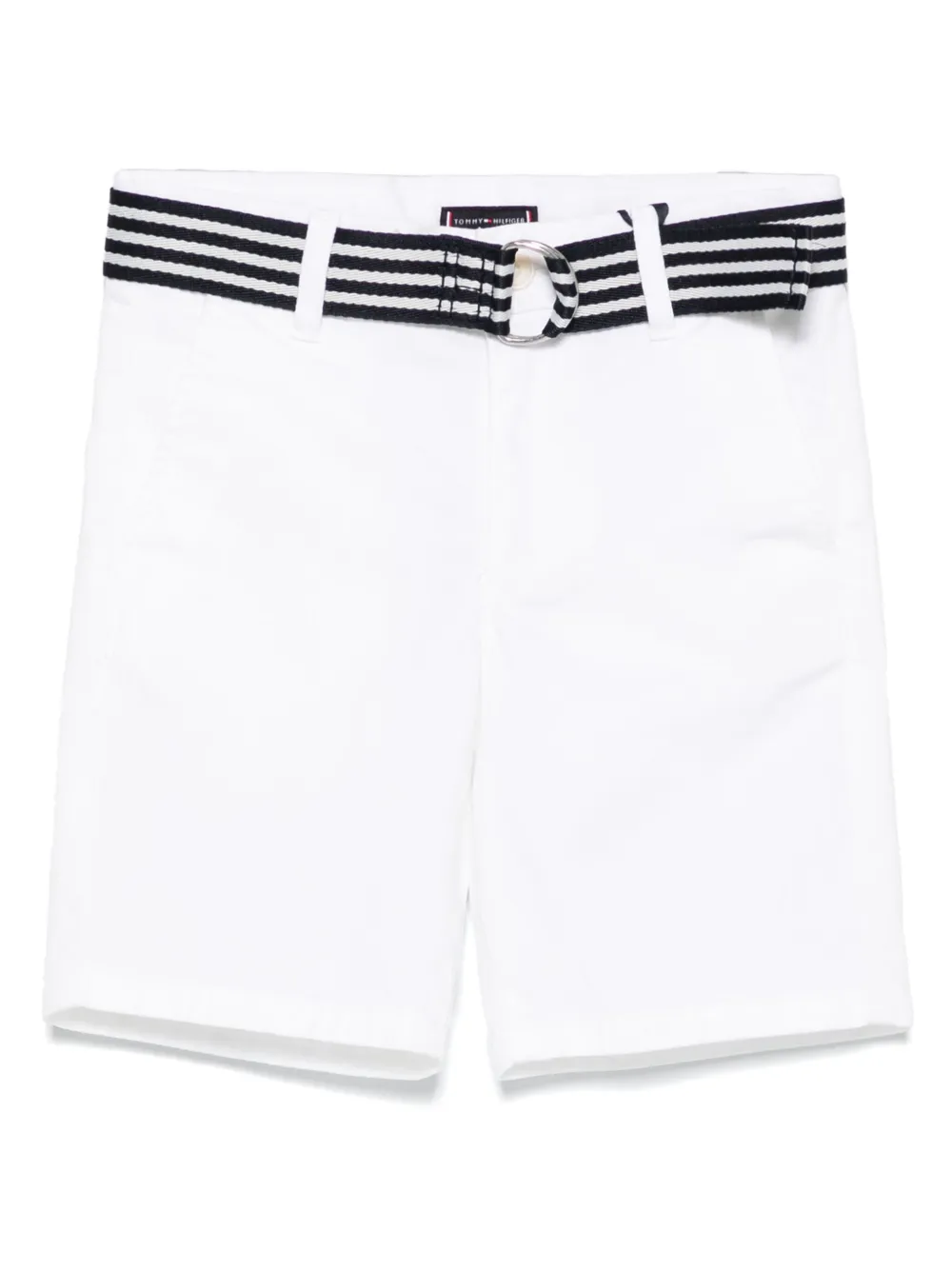 Tommy Hilfiger Junior Katoenen bermuda shorts Wit