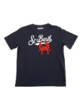 MC2 Saint Barth Kids logo-print T-shirt - Blue
