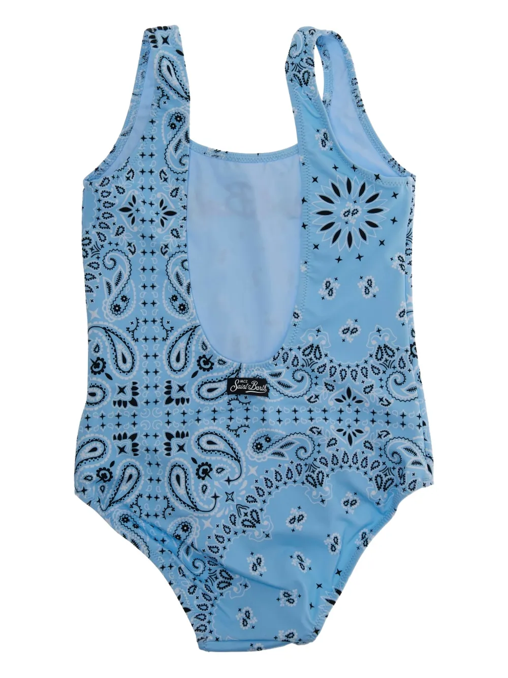 MC2 Saint Barth Kids Badpak met bandanaprint Blauw