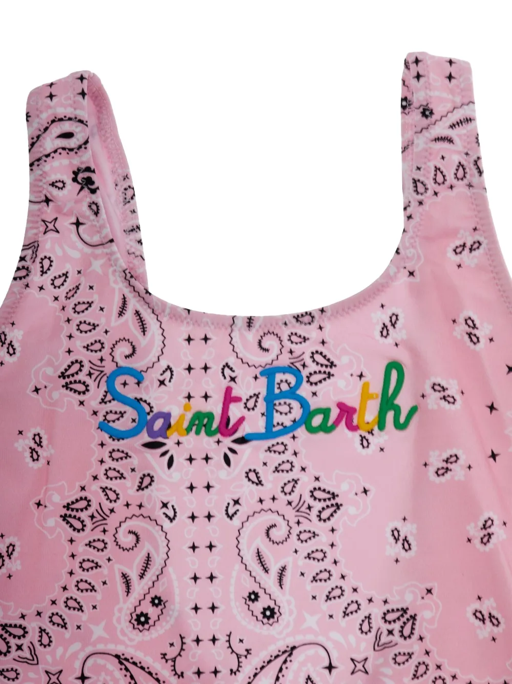 MC2 Saint Barth Kids Badpak met bandanaprint Roze