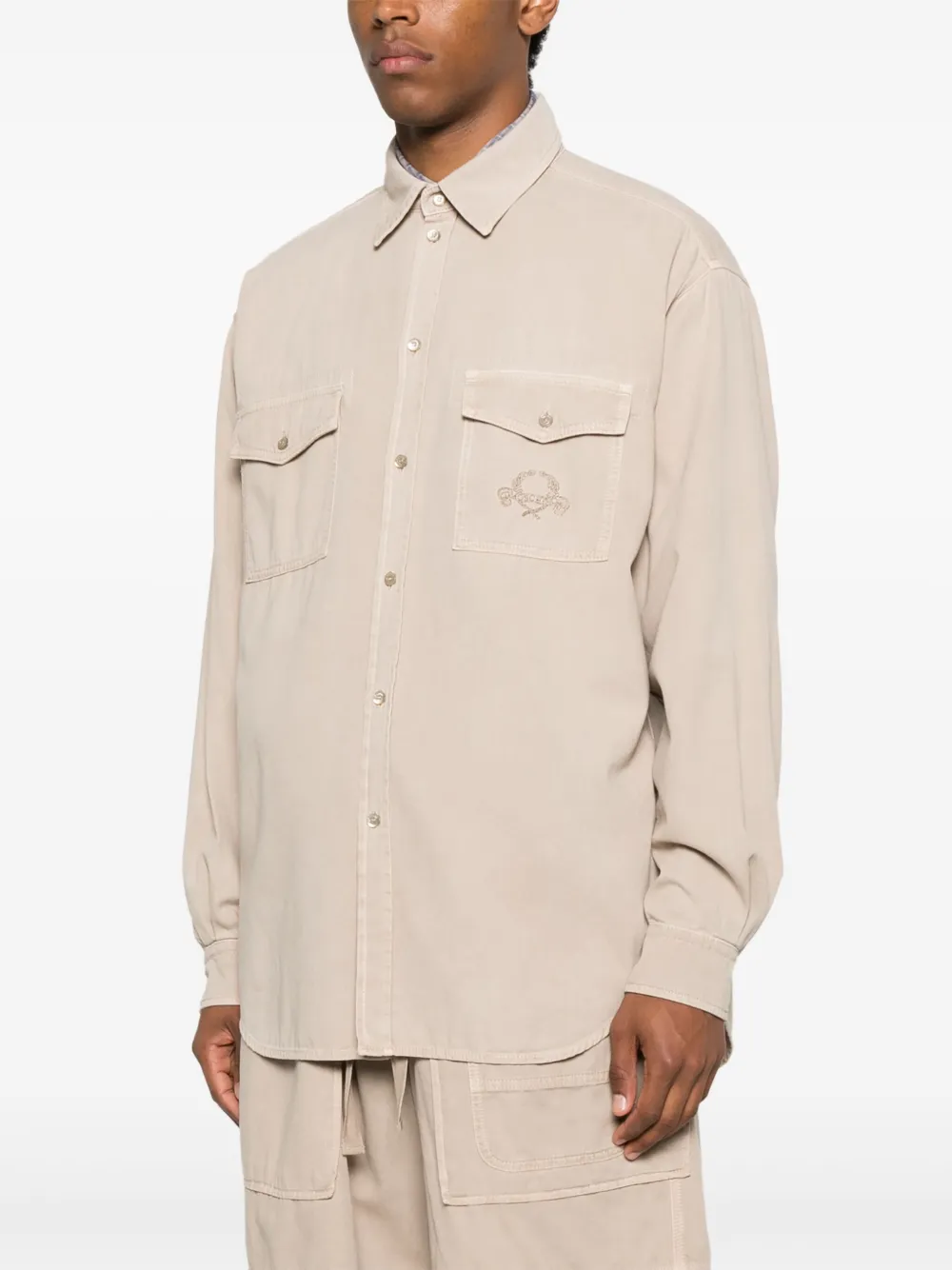 Moschino Katoenen overhemd Beige