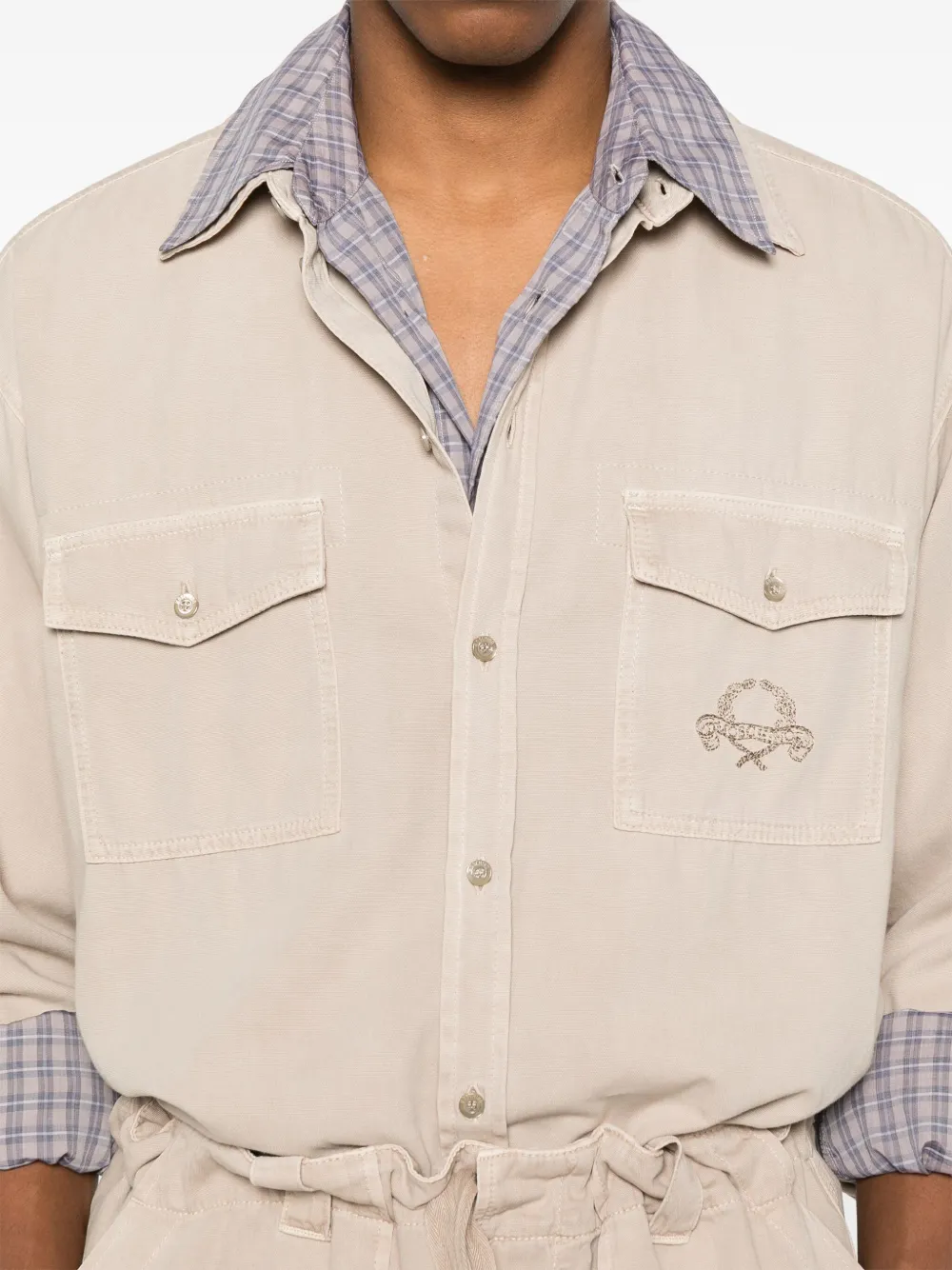 Moschino Katoenen overhemd Beige
