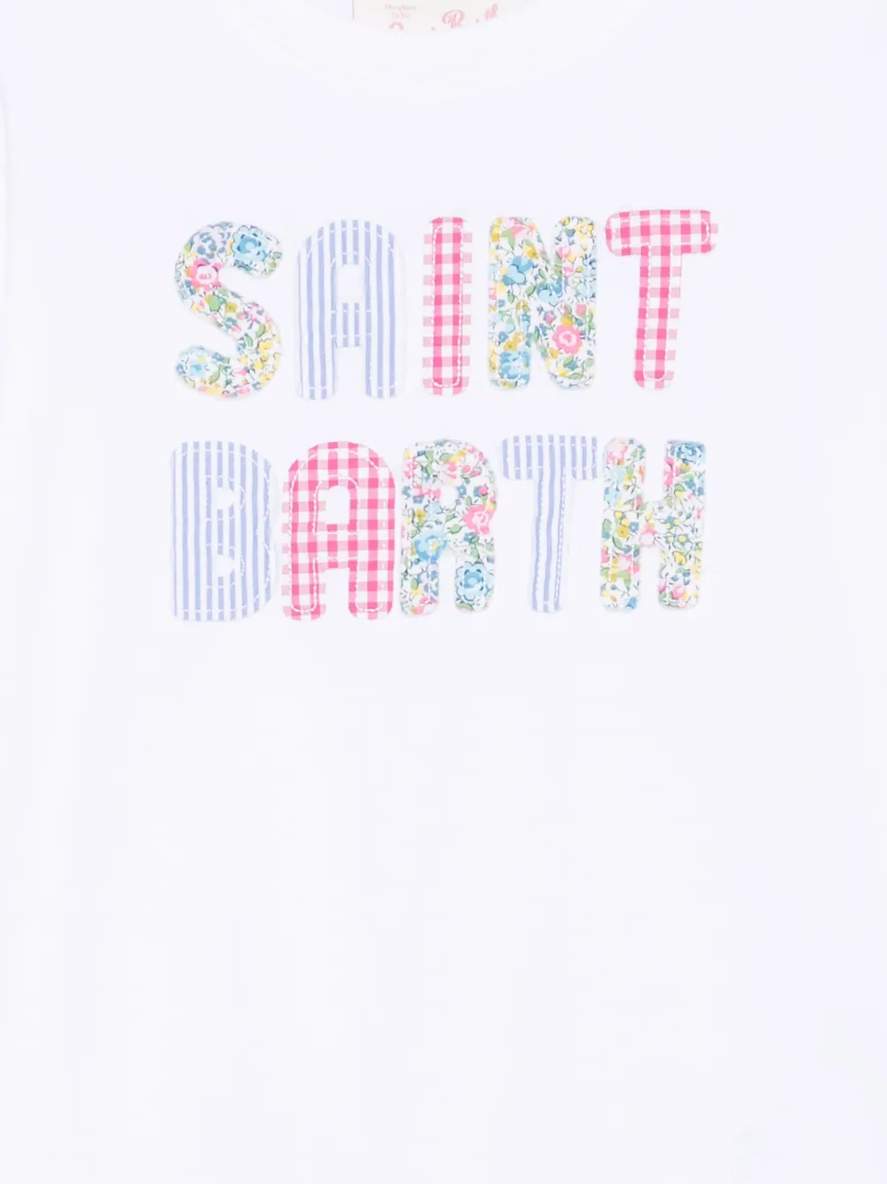 MC2 Saint Barth Kids Elly T-shirt Wit