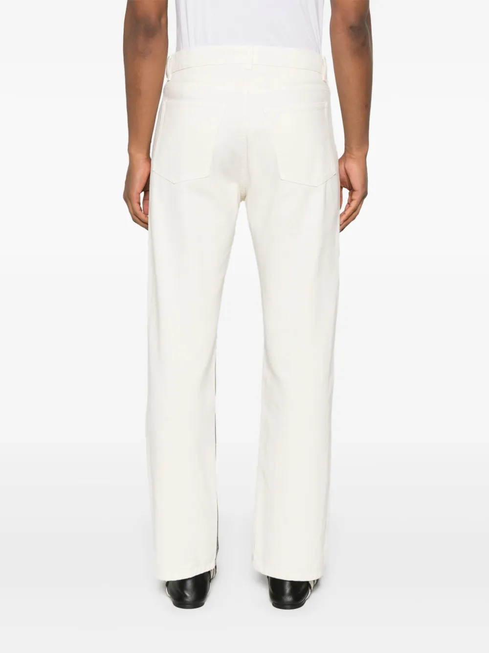 Moschino Tweekleurige jeans Beige