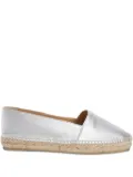 Castañer Kenda metallic leather espadrilles - Silver