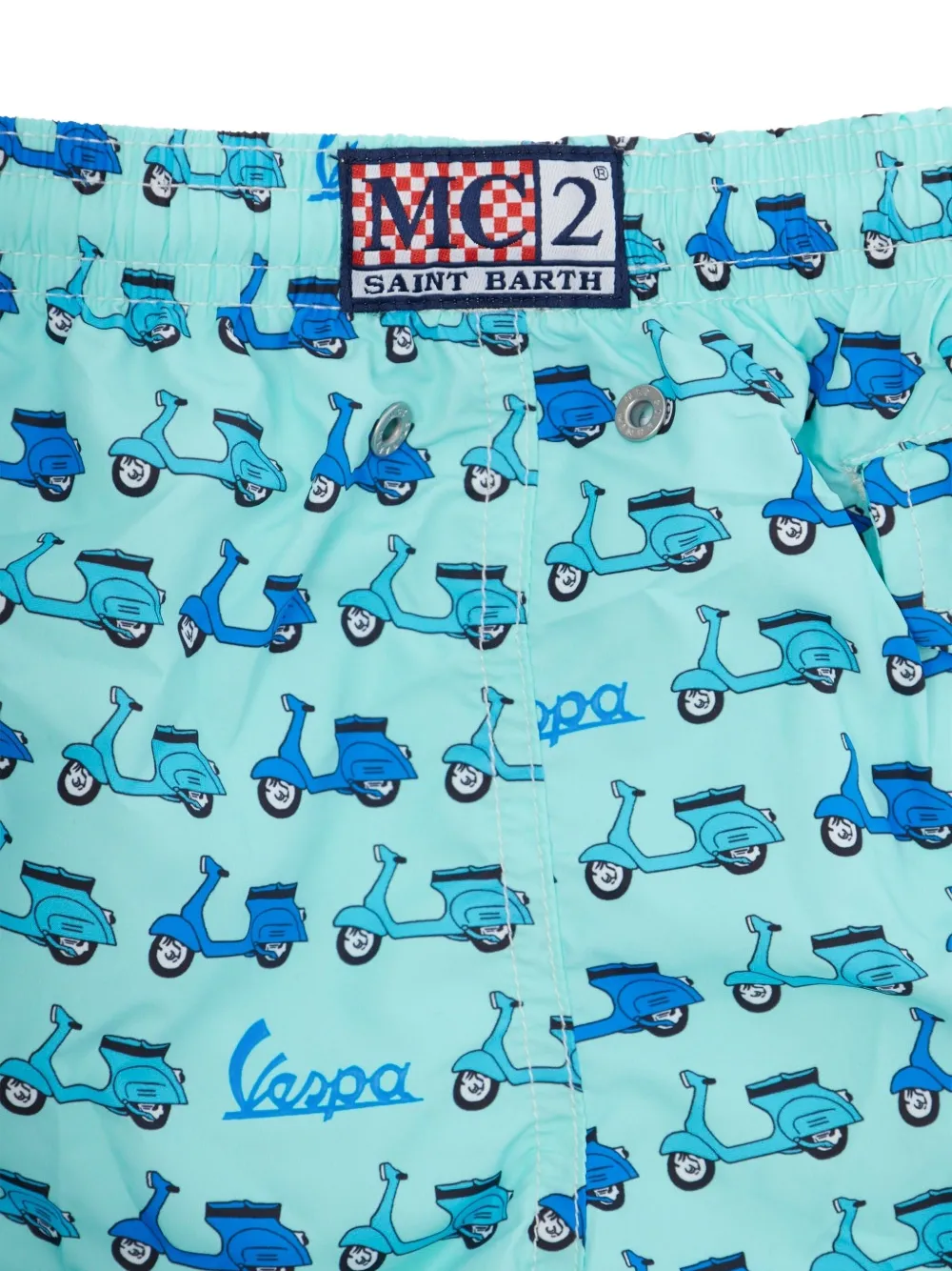MC2 Saint Barth Kids Zwembroek met print Blauw
