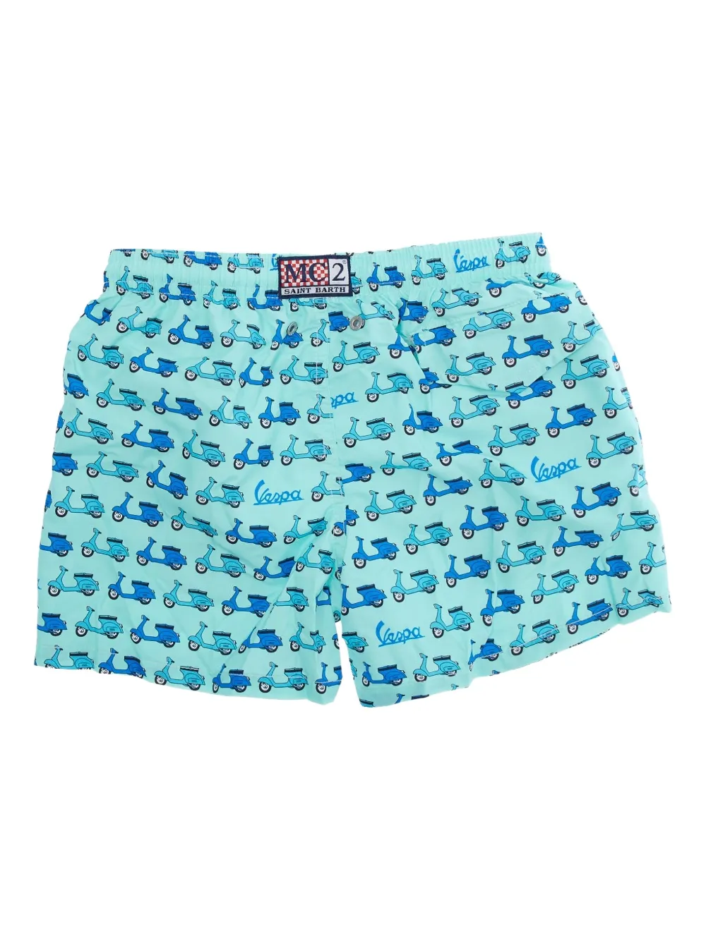 MC2 Saint Barth Kids Zwembroek met print Blauw