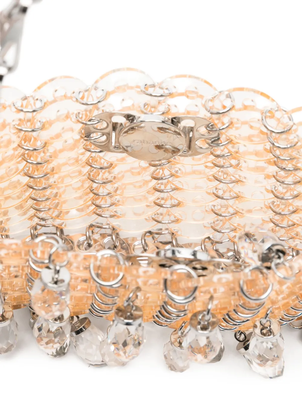 Rabanne Paco 1969 schoudertas met kettinghengsel Wit