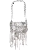 Rabanne Hanging Charms Discs Shoulder Bag - Silver