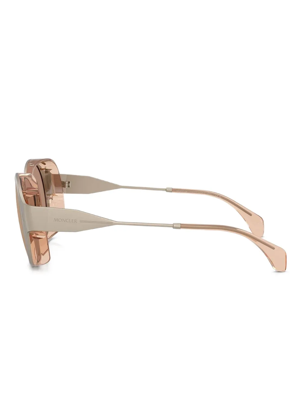 Moncler Eyewear Auros zonnebril Beige