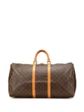 Louis Vuitton Pre-Owned 1988 Monogram Keepall 55 travel bag - Brown