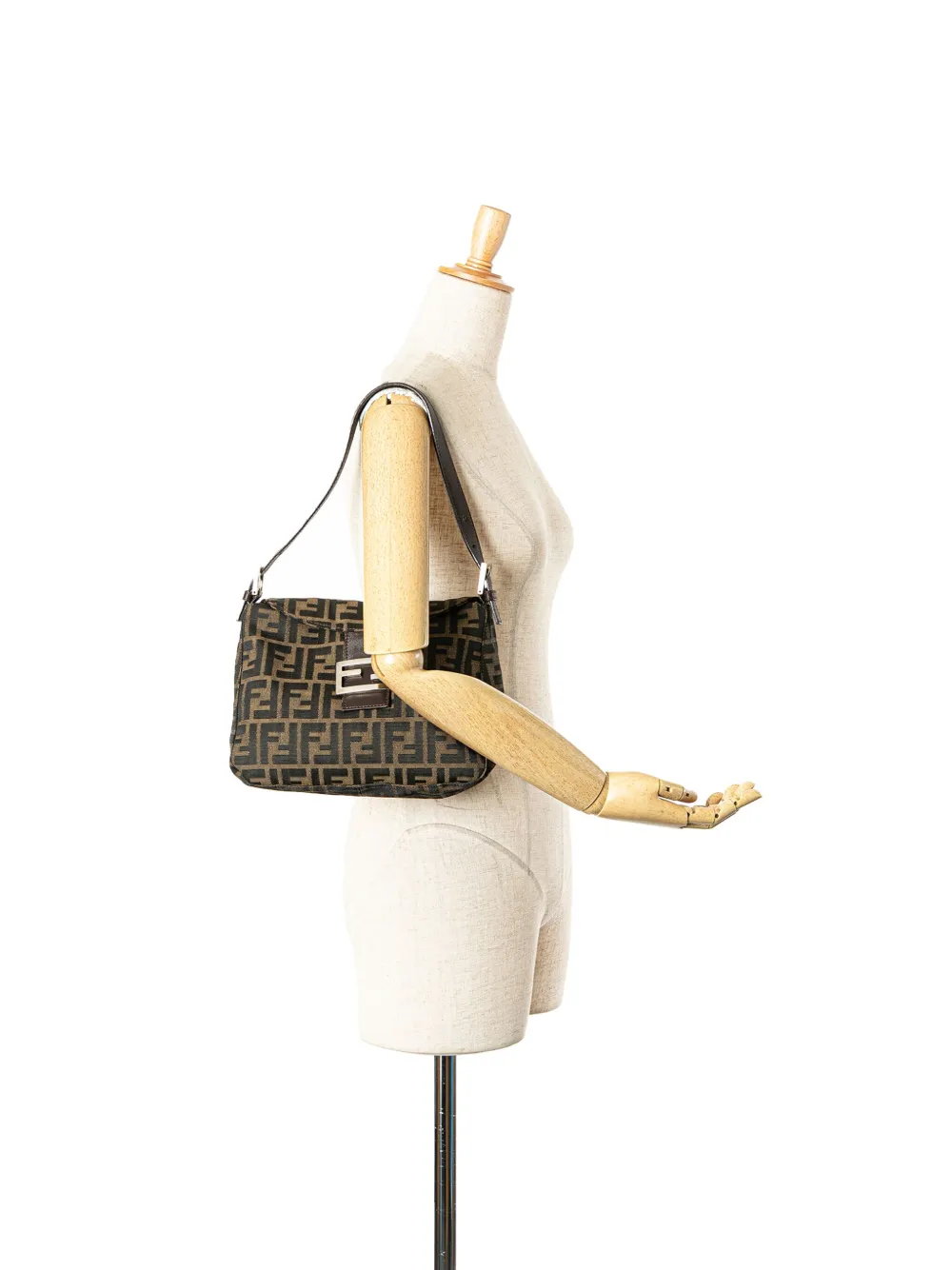 Fendi Pre-Owned 20th Century Zucca Canvas Double Flap shoulder bag | Pre-Owned | Image 2