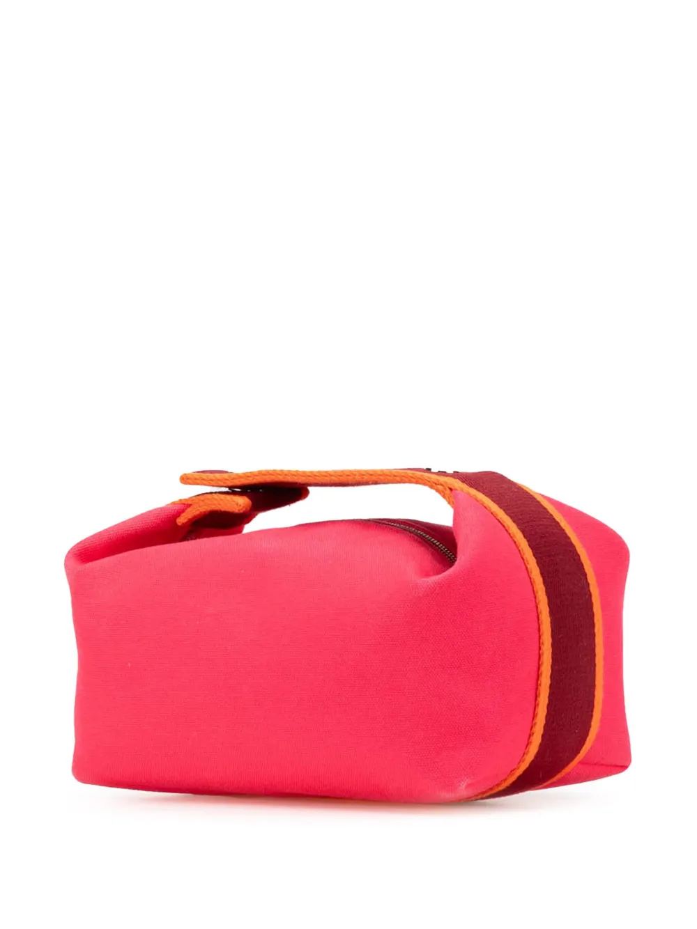 Pre-owned Hermes 2020-2025 Small Toile Bride A Brac Vanity Bag