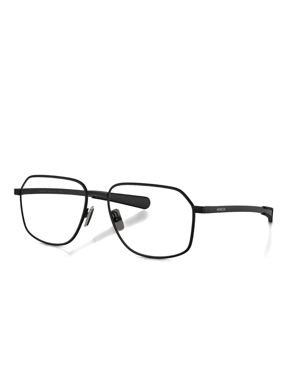 Moncler geometric-frame glasses Zwart