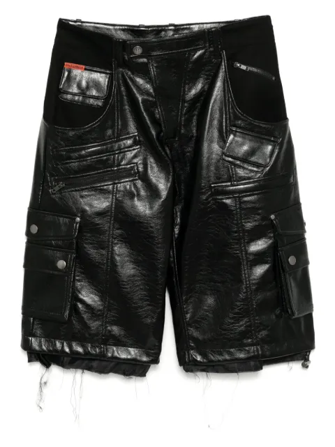 Martine Rose leather shorts