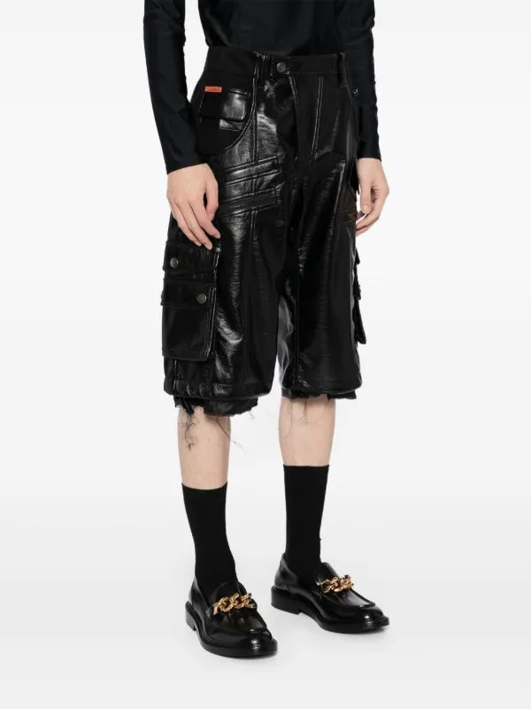 パンツ MARTINE ROSE Black Barambo Shorts Martine Rose Black Barambo Shorts In Blk/prp/blu | ModeSens