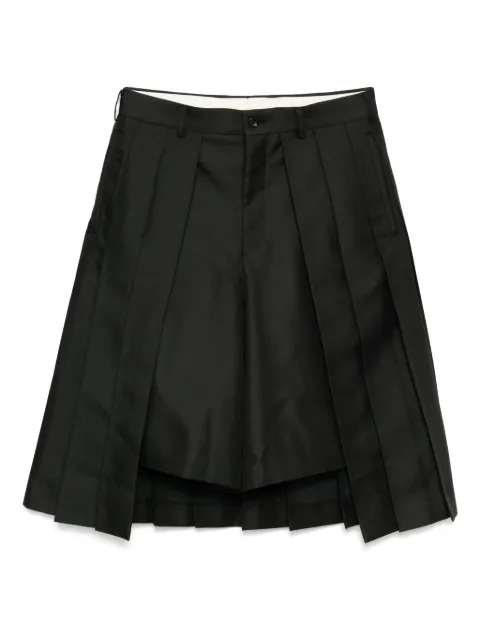 Comme des Garçons Homme Plus шорты строгого кроя со складками