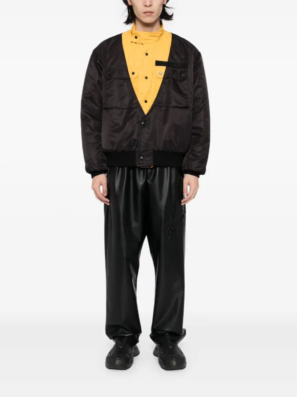 Olly Shinder Hybrid Bomber Jacket | Black | FARFETCH