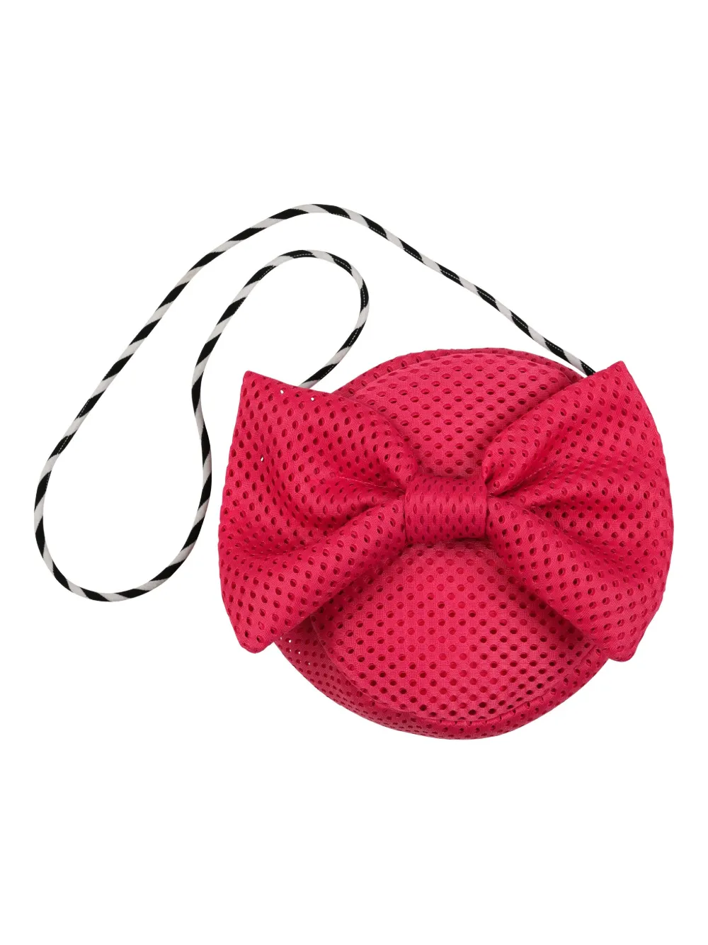 WAUW CAPOW by BANGBANG Jurk met ruches en geborduurde franje Roze