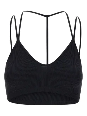 スーツ ANDREADAMO FW22 Ribbed bra (ADFW22GA01032476 0476) ANDREADAMO Ribbed Knit Sleeveless Bodysuit With Cut – SHOP CURVE