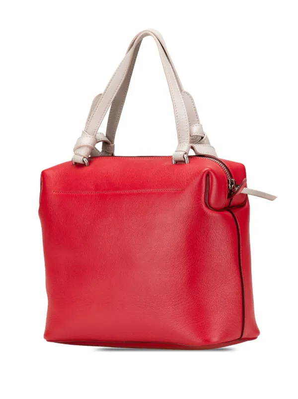 Celine Pre-Owned 2017 Small Leather Soft Cube Bag Satchel Grey FARFETCH  IN