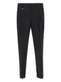 Paolo Pecora tapered chino trousers - Black
