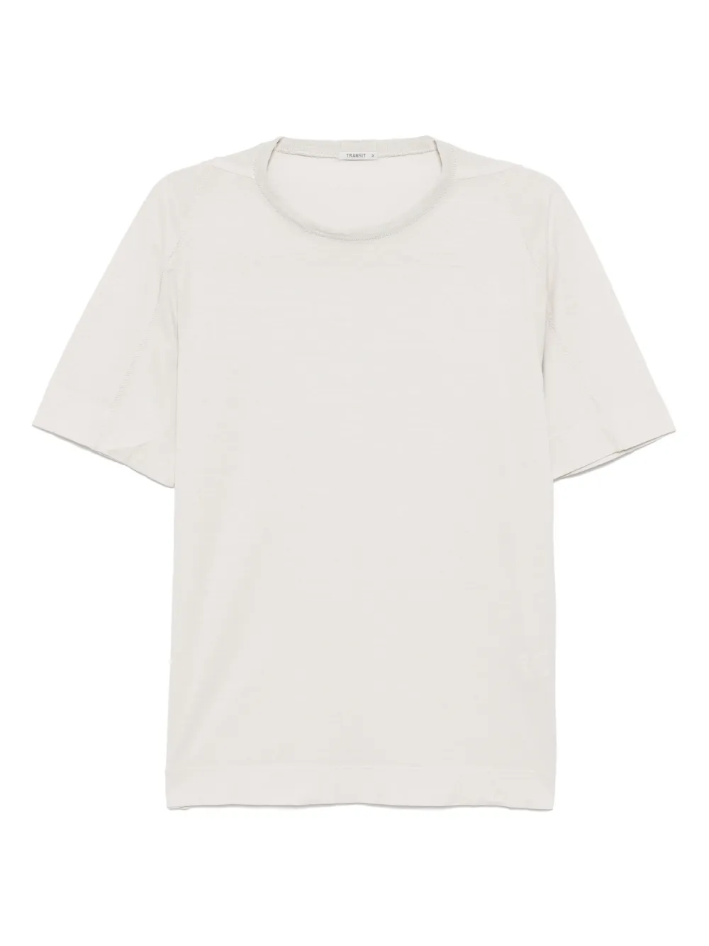 Transit T-shirt met ronde hals Beige